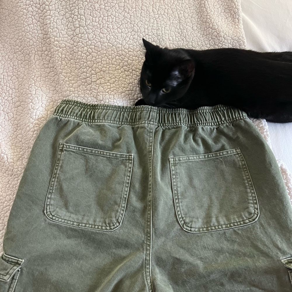 GAP Olive Easy Jeans with Drawstring - image 5